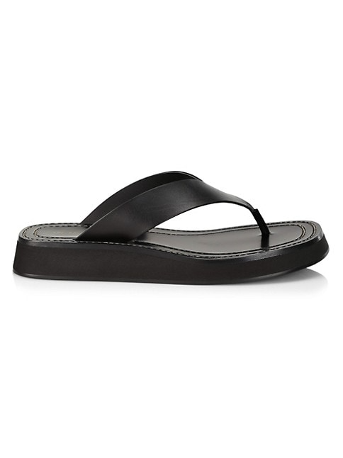 The Row Ginza Leather Thong Sandal