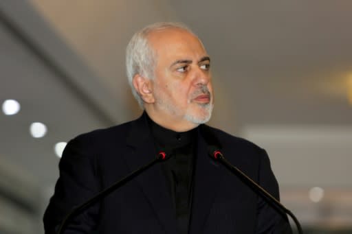 Iran's Foreign Minister Mohammad Javad Zarif said his country would face its opponents "with strength"