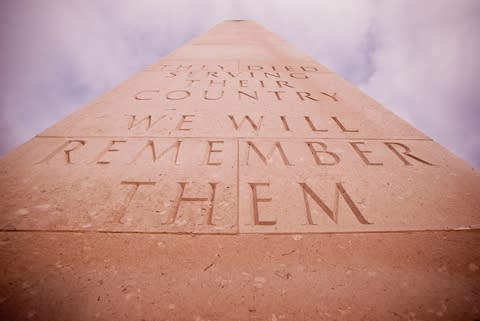 Combine autumn colour with remembrance - Credit: GETTY