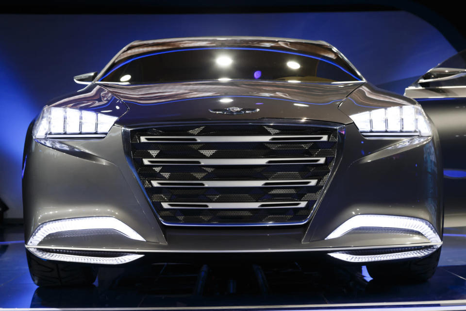 <b>Hyundai HCD-14 Concept</b>: Previewing the next generation of its luxury Genesis sedan, Hyundai showed off the HCD-14 Concept at the Detroit auto show.