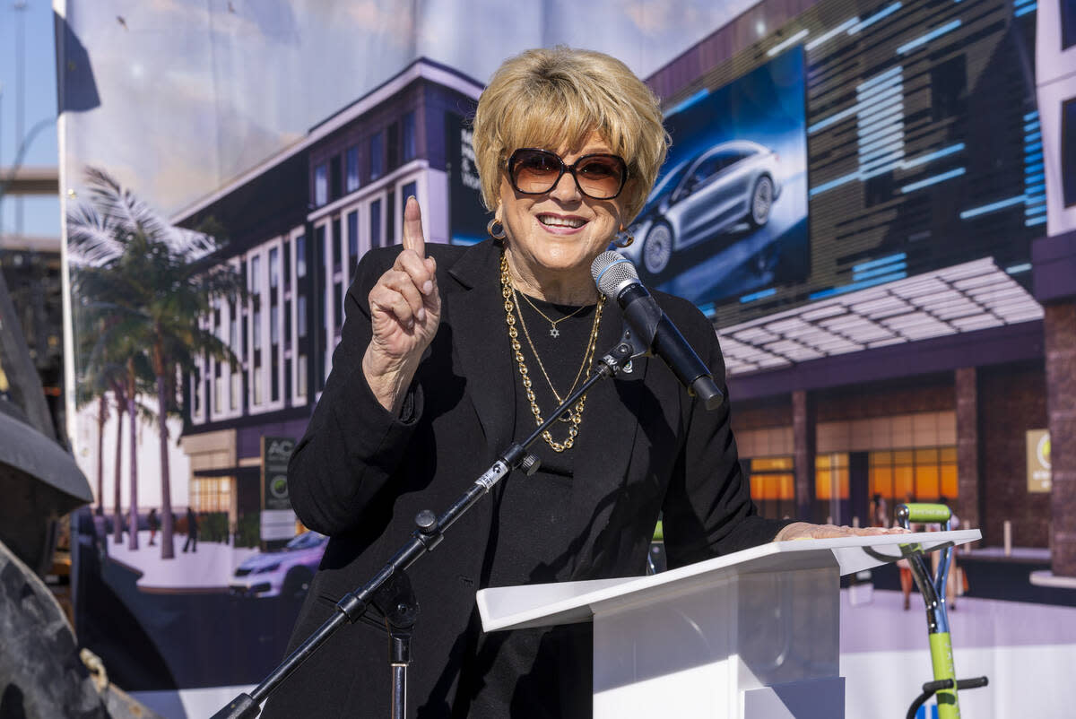 Las Vegas Mayor Carolyn Goodman didn't exactly endorse the A's planned move from Oakland to her city. (Getty Images/L.E. Baskow/Las Vegas Review-Journal)