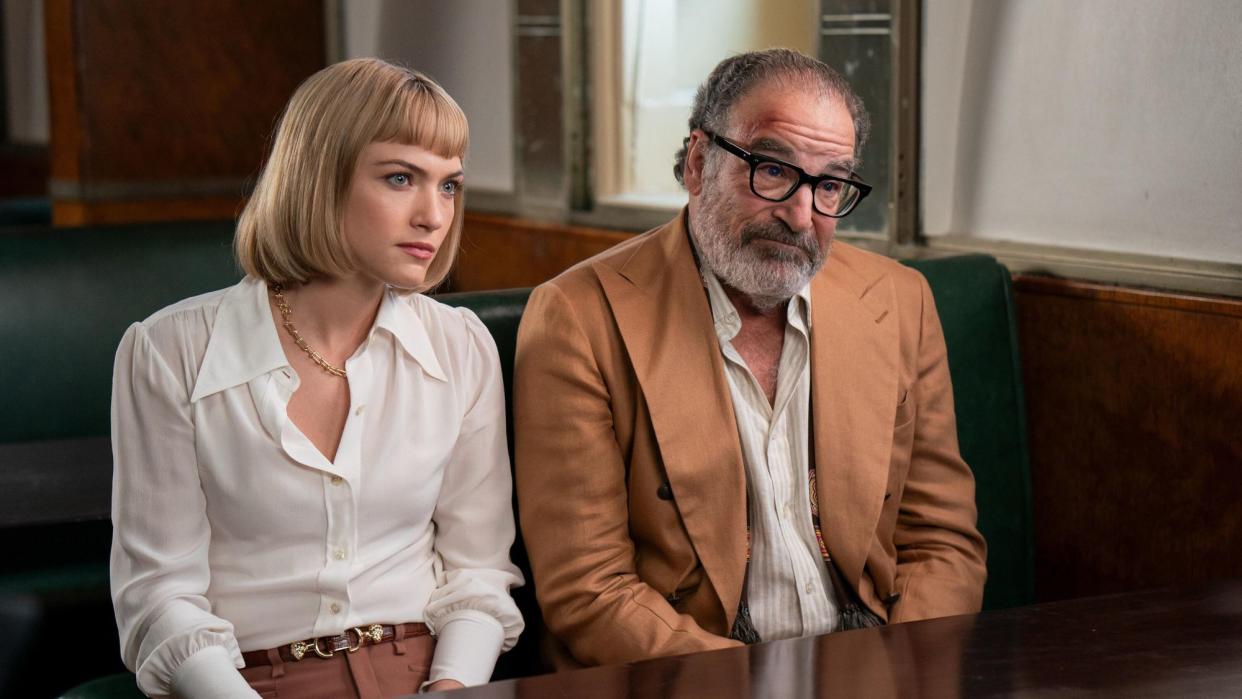  Violett Beane and Mandy Patinkin in Death and Other Details. 