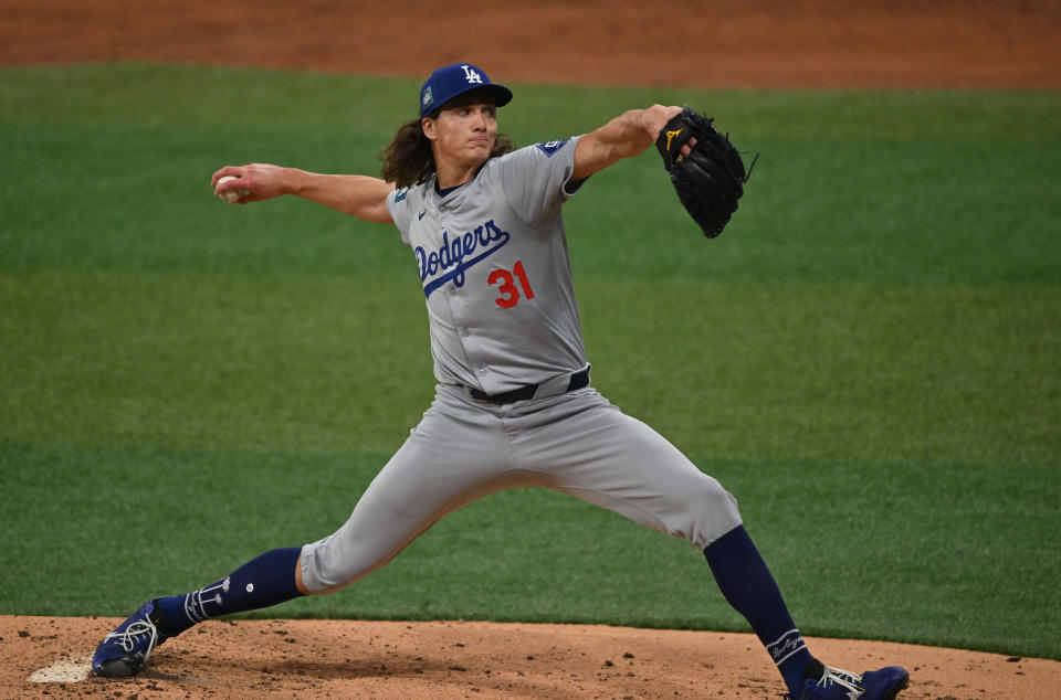 Tyler Glasnow。（MLB Photo by Jung Yeon-je / AFP）（Photo by JUNG YEON-JE/AFP via Getty Images）