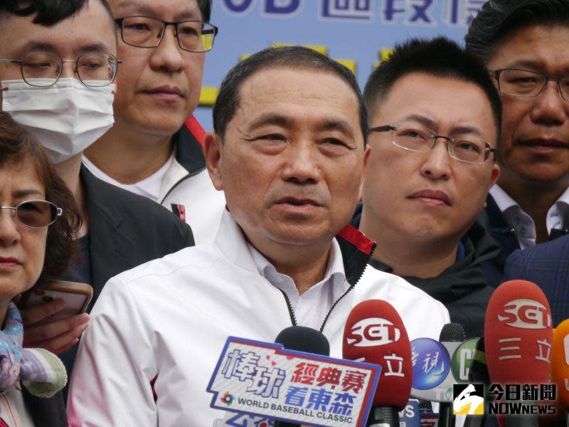 ▲對於反黑金政治發文引發黨內選策會紛擾，侯友宜受訪表示立場跟態度永不變。（圖 ／記者吳嘉億攝，2023.03.18）