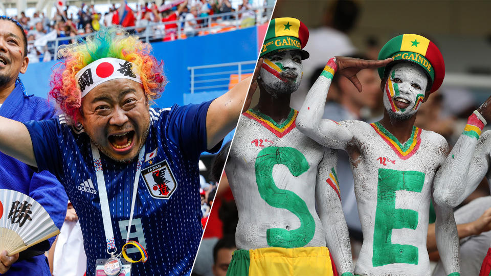 Japan and Senegal fans showed true class after their wins.