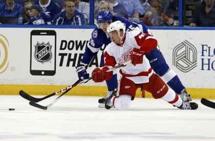 Red Wings' secret weapon 'in a real groove' against the Lightning