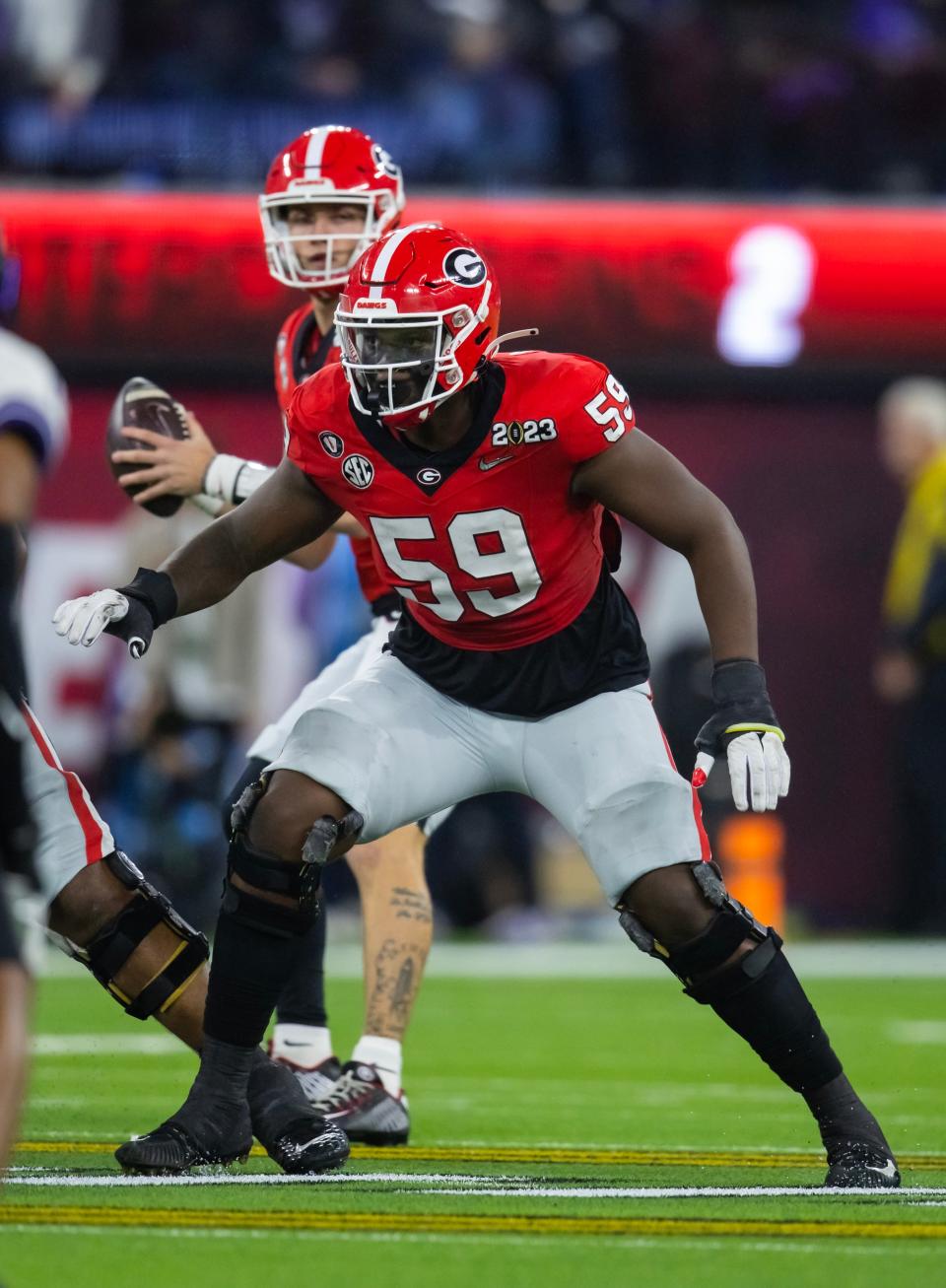 The Steelers traded up three spots to No. 14 on Thursday to take Georgia tackle Broderick Jones. Is cornerback a possibility with the first pick in the second round?
