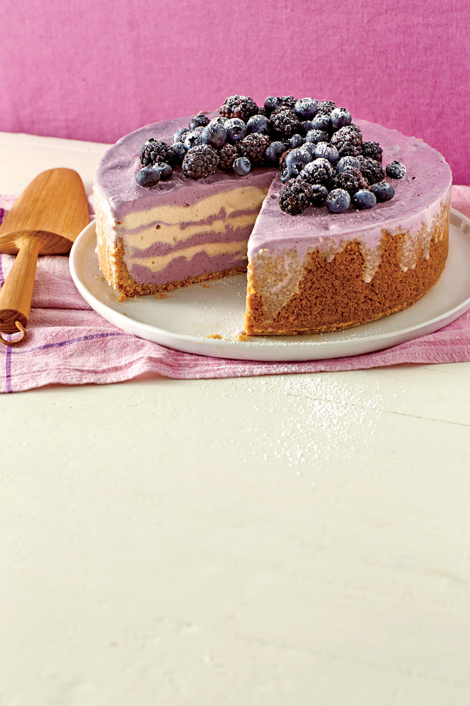 Berry Swirl Gelato Cake