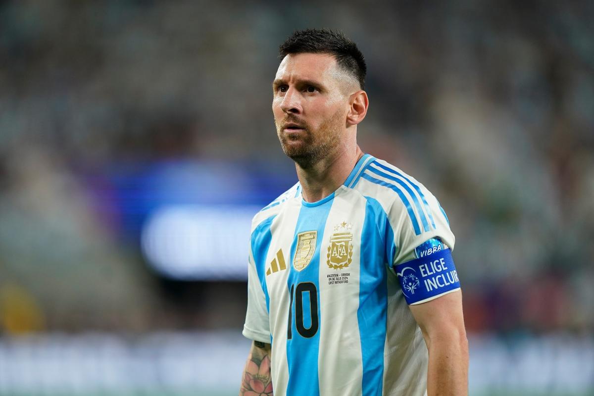 The world star came to watch Lionel Messi in the Copa America semi-final