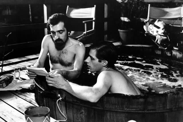 <p>Ronald Grant/Mary Evans/Everett Collection</p> Martin Scorsese and Steven Prince in 'American Boy: A Profile of Steven Prince'