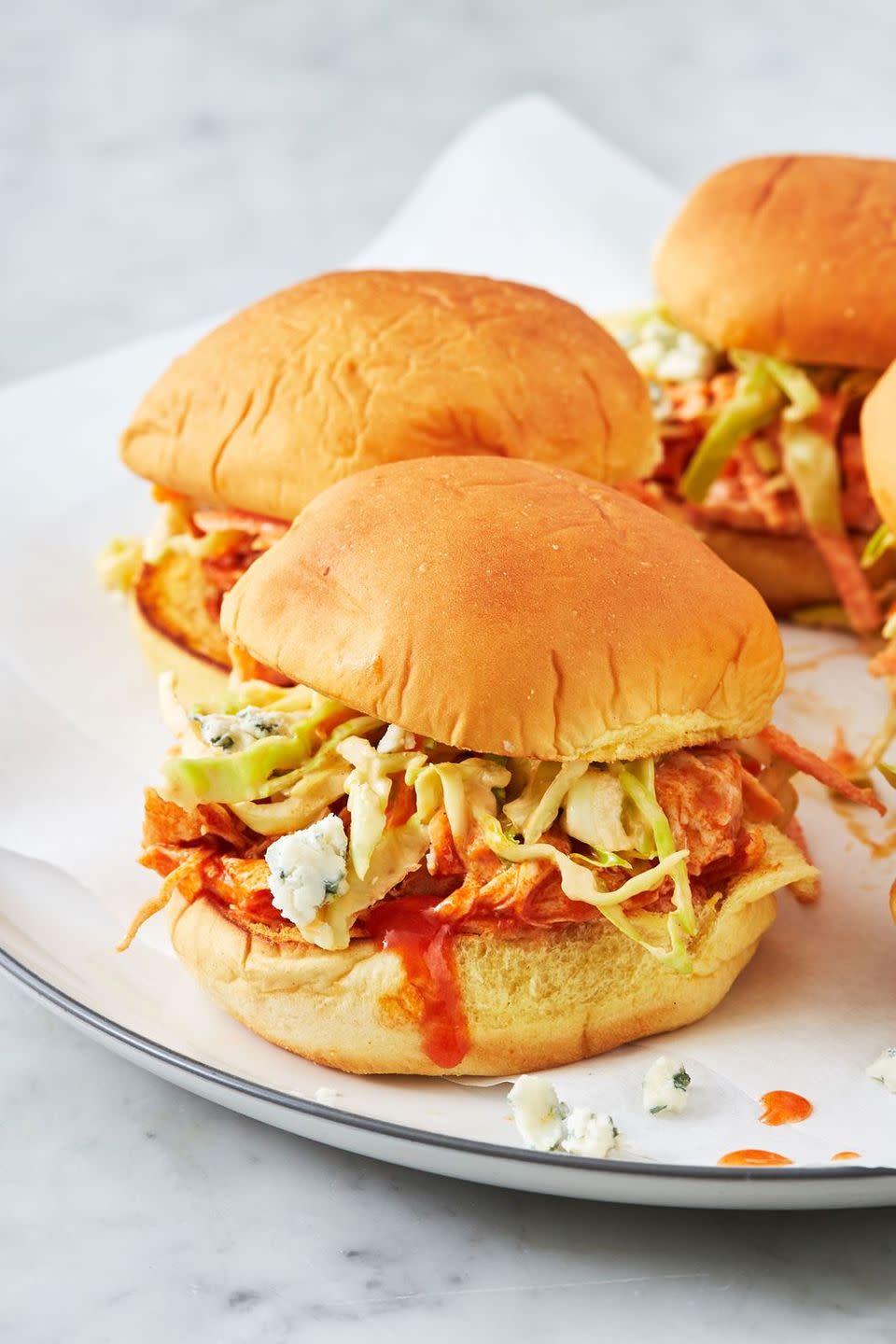 Instant Pot Buffalo Chicken Sliders