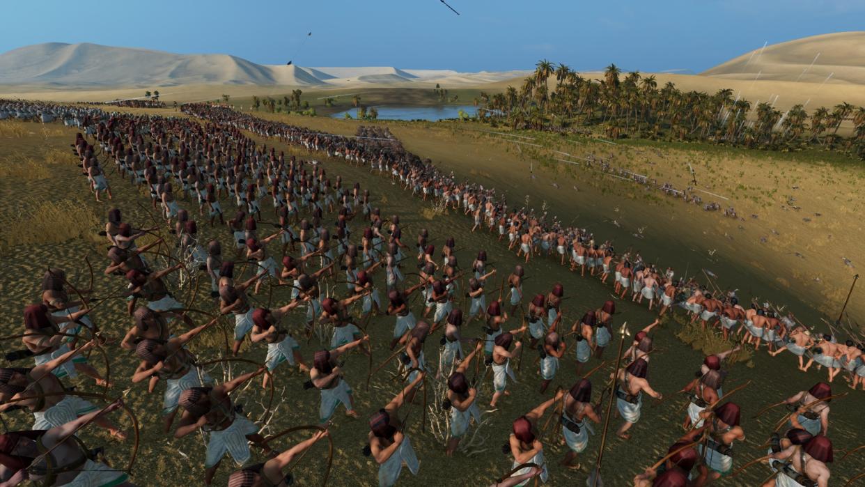  Total War: Pharaoh high ground. 