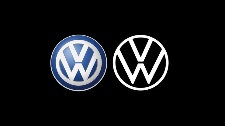 Mit dem neuen Logo (links) will VW die Dieselaffäre vergessen machen. Foto: dpa