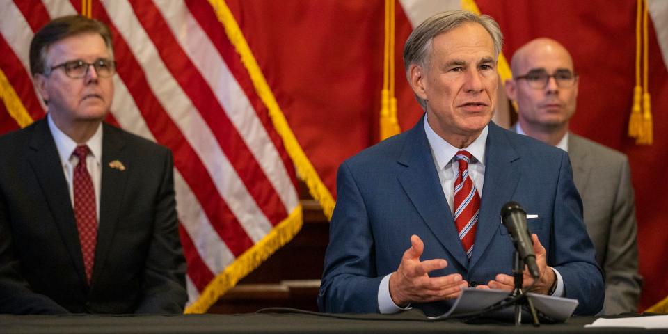 texas governor greg abbott reopen economy coronavirus lockdown