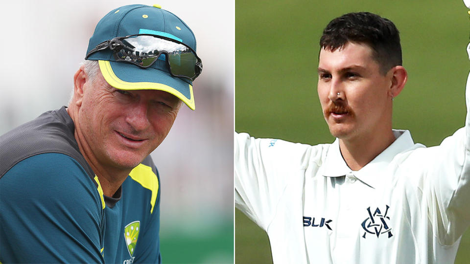 Steve Waugh (pictured left) said Nic Maddinson (pictured right) is ready for a test recall. (Getty Images)