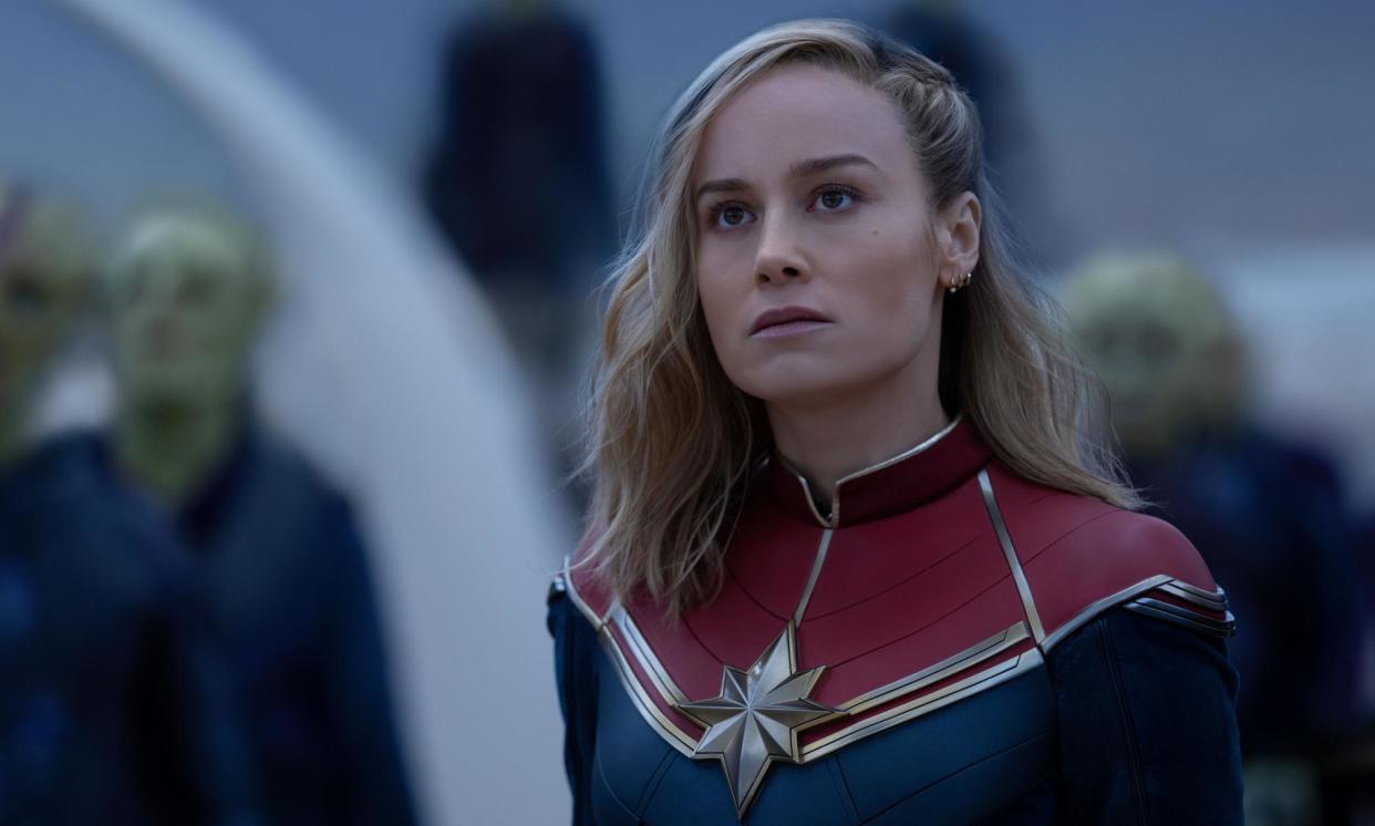 <span>Girl power … Brie Larson as Captain Marvel AKA Carol Danvers in The Marvels.</span><span>Photograph: Disney</span>