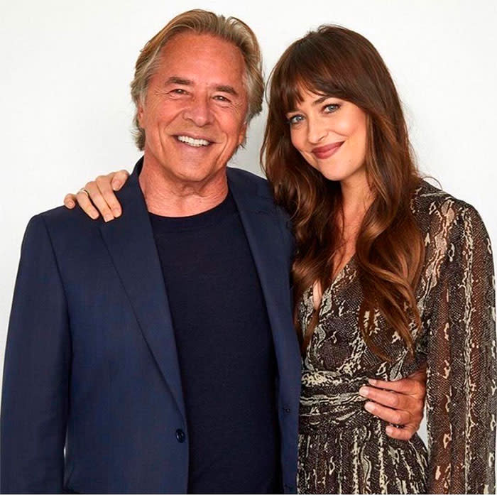 Don Johnson y Dakota Johnson