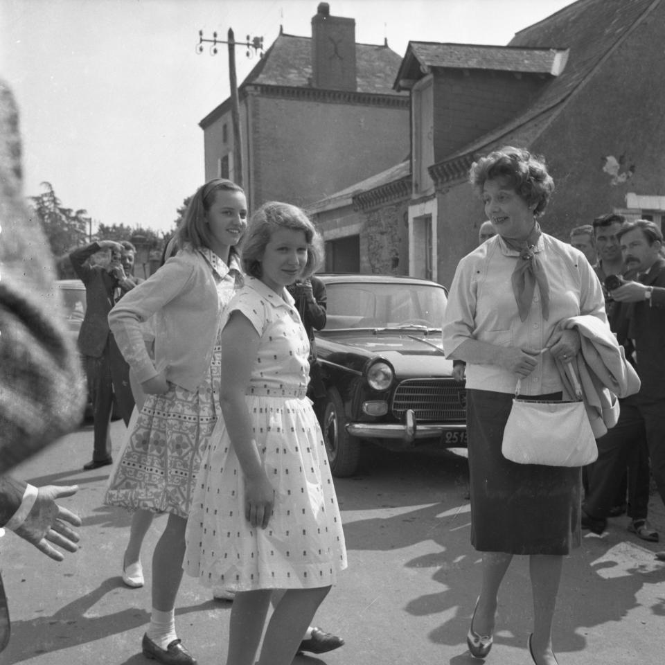 Princess Anne on holiday in Anjou, near La Chapelle-sur-Oudon, in 1962. (Getty Images)