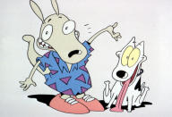 <p><strong>Original run:</strong> 1993-1996, Nickelodeon<br><strong>Reboot status:</strong> The original cast members will reunite for a one-hour TV special called <i>Rocko’s Modern Life: Static Cling. </i>A <a rel="nofollow" href="https://www.yahoo.com/tv/rocko-modern-life-static-cling-222211960.html" data-ylk="slk:first look was released;elm:context_link;itc:0;sec:content-canvas;outcm:mb_qualified_link;_E:mb_qualified_link;ct:story;" class="link  yahoo-link">first look was released</a> at <a rel="nofollow" href="https://www.yahoo.com/tv/tagged/comic-con" data-ylk="slk:San Diego Comic-Con;elm:context_link;itc:0;sec:content-canvas" class="link ">San Diego Comic-Con</a>, and the episode is scheduled to air sometime in 2018.<br>(Photo: Everett Collection) </p>