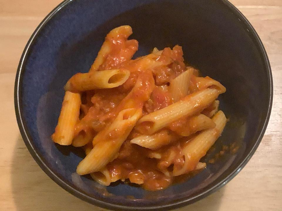 Trader Joe's vegan bolognese pasta sauce