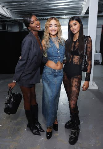 <p>Dave Benett/Getty</p> Leomie Anderson, Rita Ora and Neelam Gill