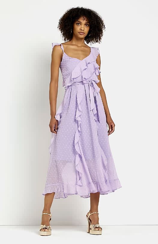 lilac dress river island 