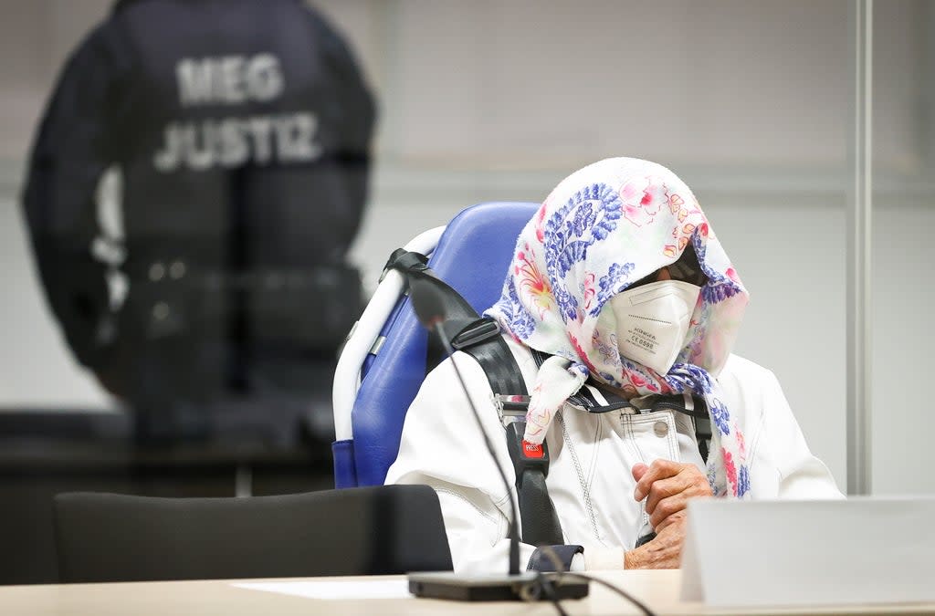 Irmgard Furchner, 96, will be charged in an adolescent court as she was 18 years old at the time of the alleged crimes   (REUTERS)