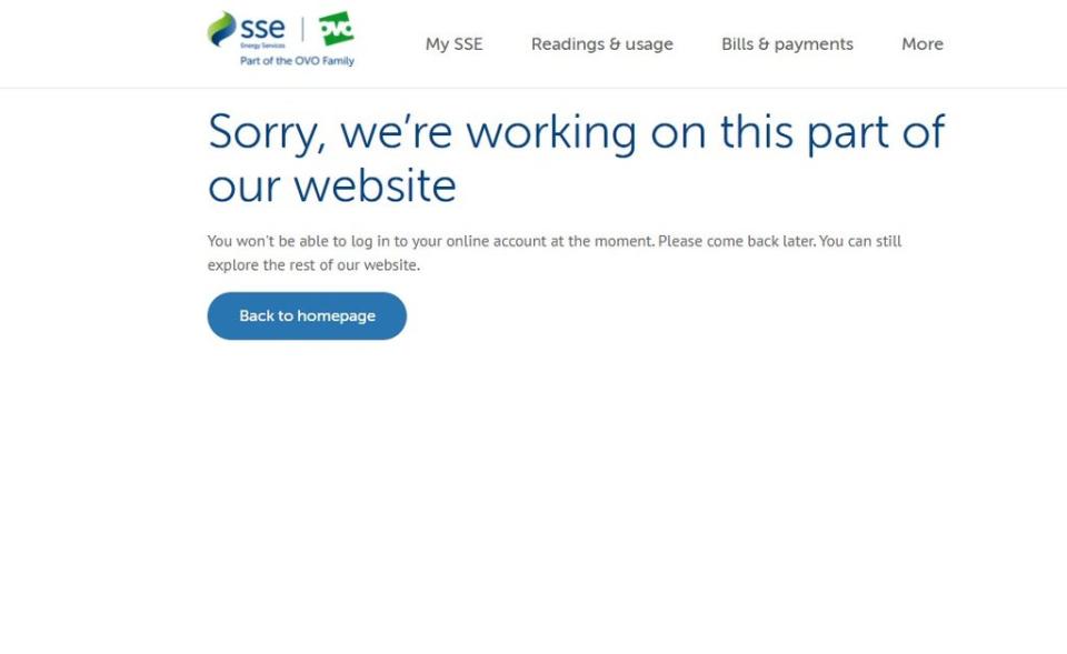 Many sites were struggling (Screengrab/PA)