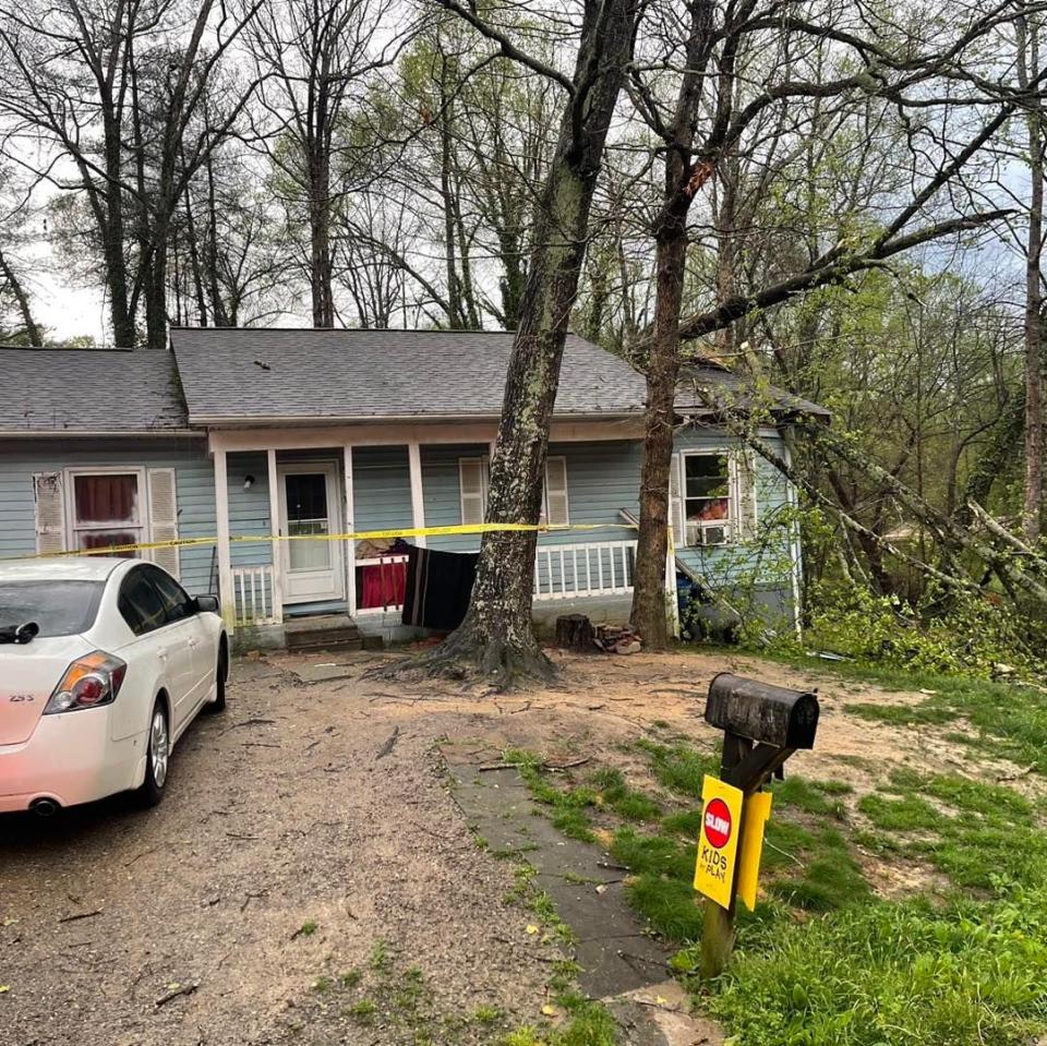 A tornado touched down in Wilkes County, causing heavy damage to homes and businesses in the area.