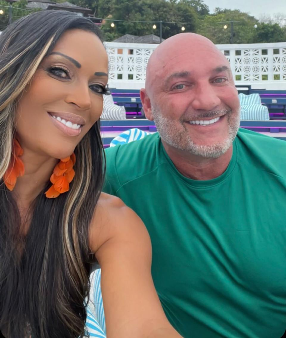 Jay Glazer and his new fiancee Rosie Tenison. Credit: Courtesy of Jay glazer.