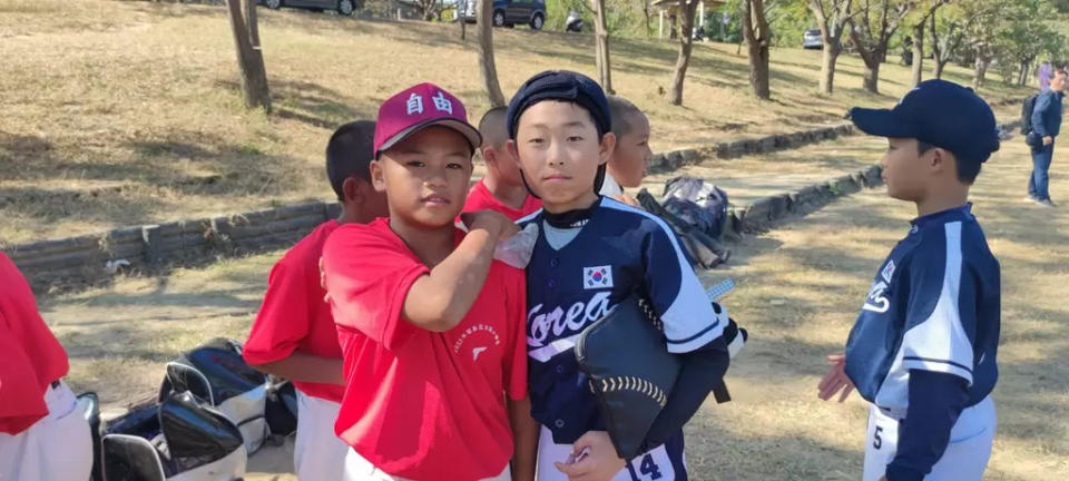 林泫覺得打棒球很開心，也很開心能和韓國隊交手。大會提供