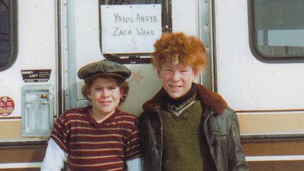 Yano Anaya and Zack Ward on the set of "A Christmas Story"<p>Photo courtesy of Zack Ward</p>