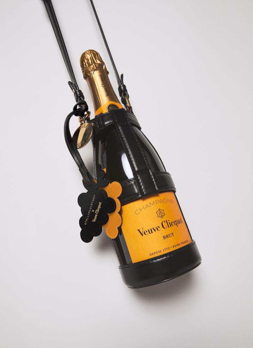 The Stella McCartney-designed Veuve Clicquot harness made from grape waste.