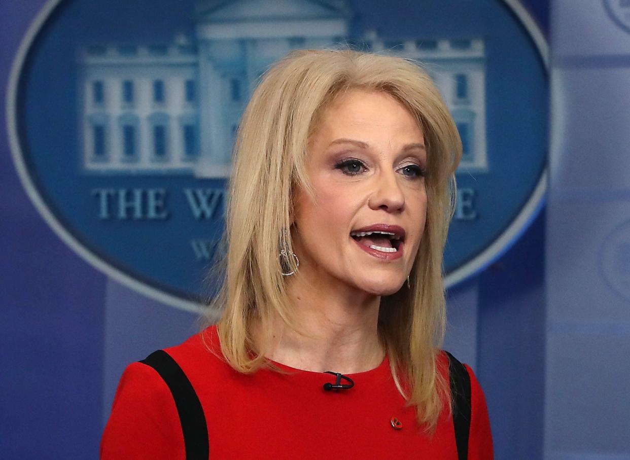 Kellyanne Conway, presidential counselor and a "Badass Woman of Washington," according to CNN. (Photo: Mark Wilson via Getty Images)