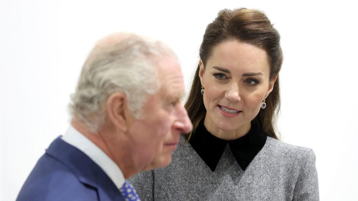 Prinzessin Kate und König Charles bekommen Lob für die Öffentlichmachung ihrer Krebs-Erkrankungen. (Bild: dpa)