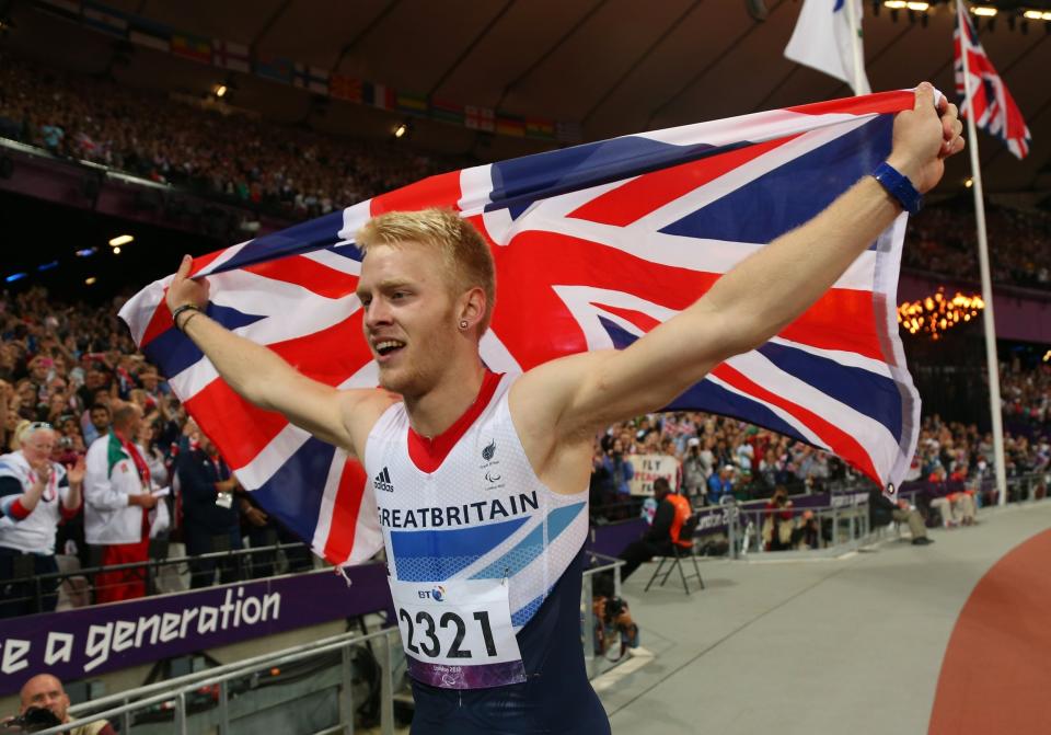 Brooker watched Jonnie Peacock win at the Paralympics (Getty Images)