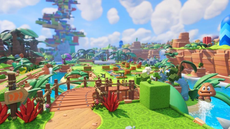 Ubisoft managed to capture the cartoonish beauty of the Mushroom Kingdom, and then flipped it on its head.
