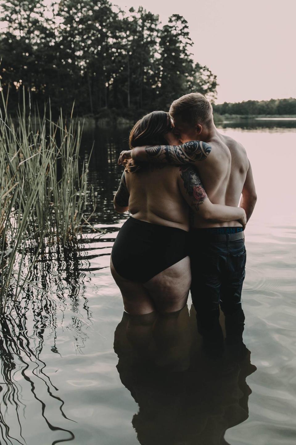 Couple’s viral boudoir shoot proves body positivity is beautiful