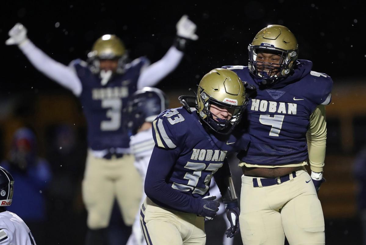 What channel is the Hoban vs Toledo Central Catholic football game on