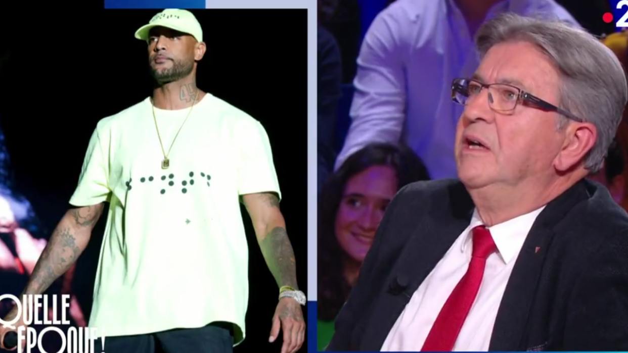 Sur France 2, Jean-Luc Mélenchon a proposé à Booba d’envoyer ses fans à la marche contre la vie chère du 16 octobre.