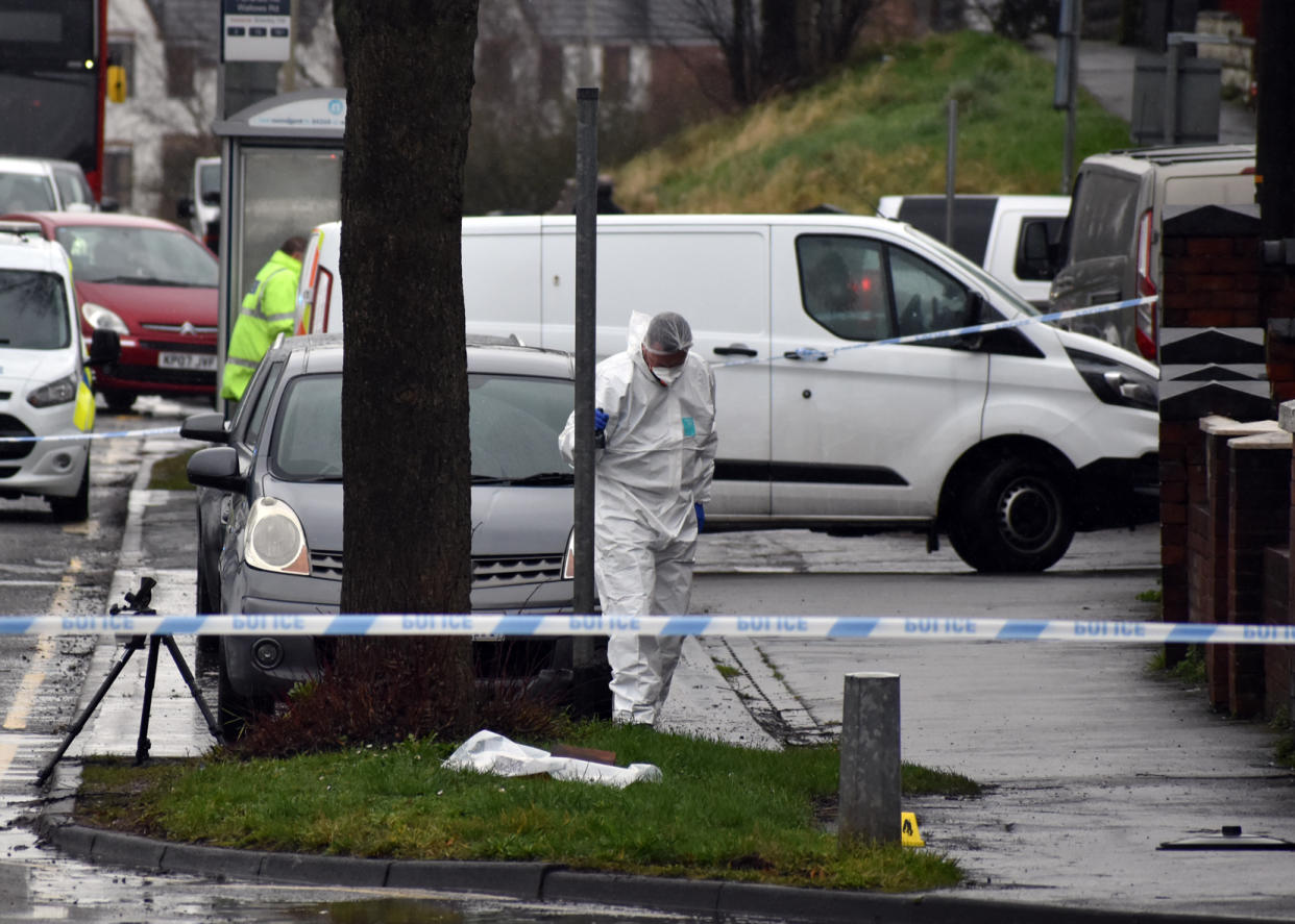 Police have launched a double murder probe after two men were stabbed to death in a suspected robbery at a cannabis factory. (Picture: Matthew Cooper/PA Wire)   