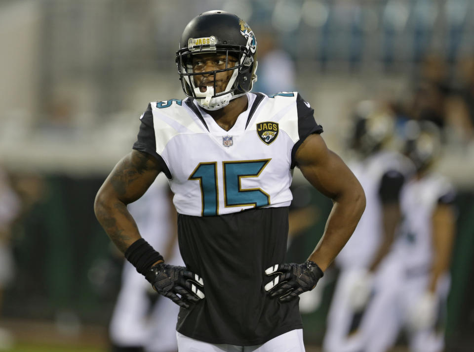 Jacksonville Jaguars wide receiver Allen Robinson had a 1,400-yard season in 2015. (AP)