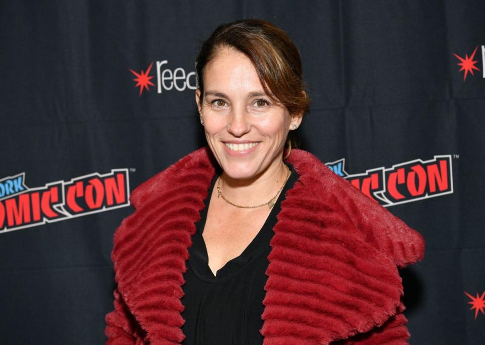 Amy Jo Johnson, who starred with Austin St. John in Mighty Morphin’ Power Rangers, weighed-in on the controversy (Getty Images for ReedPOP)