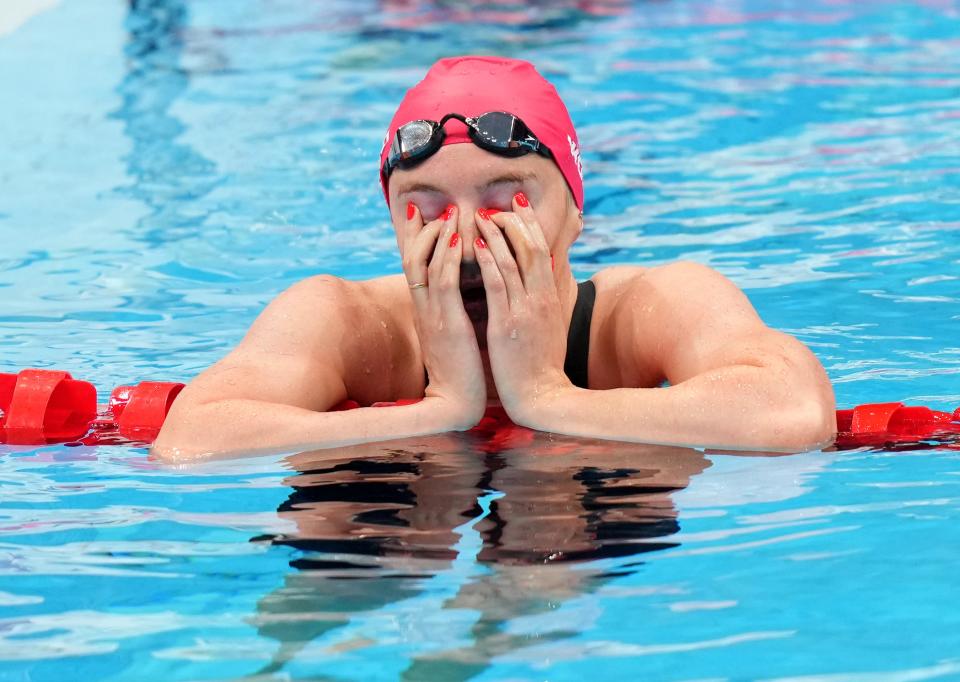 Abbie Wood missed out on a medal in the women’s 200m individual medley by just 0.11 seconds (Joe Giddens/PA) (PA Wire)