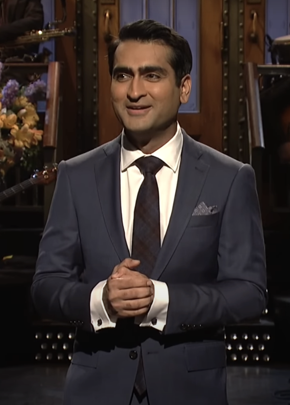 Closeup of Kumail Nanjiani