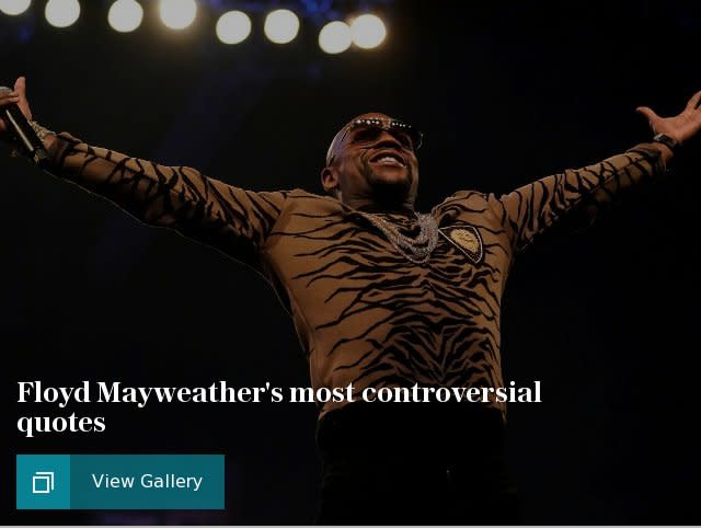 Floyd Mayweather's most controversial quotes