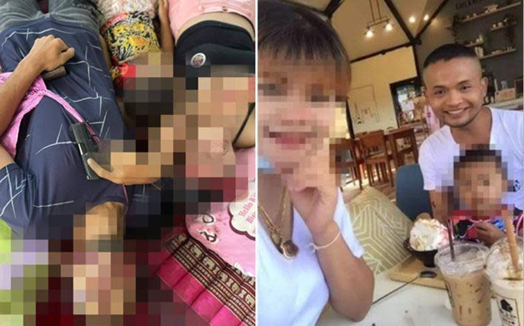 凶手血洗幼兒園後，立刻返家將妻兒共4人殺害，最後再自戕身亡。（翻攝推特）