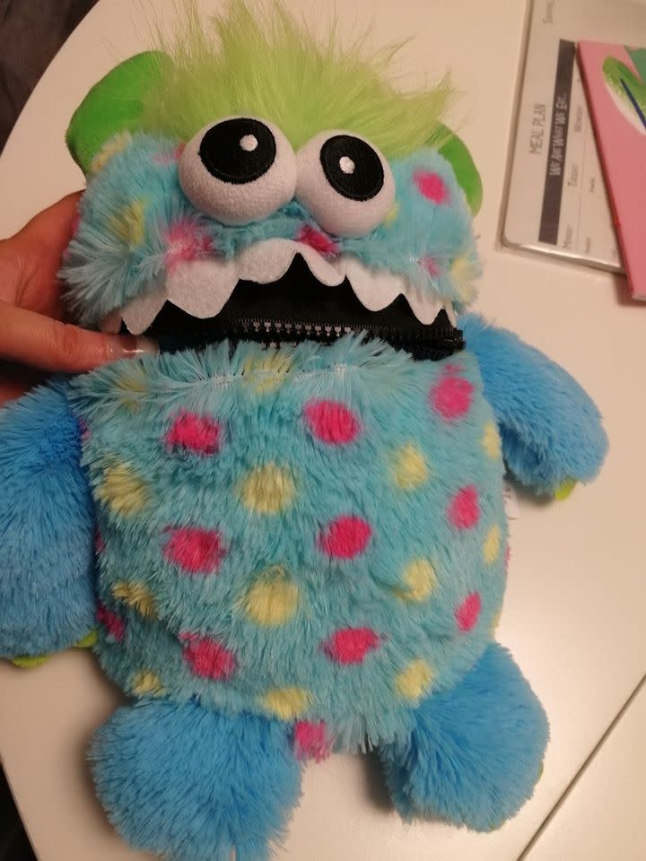 Natalie Vaughan's Worry Monster (Photo: Natalie Vaughan/Facebook)