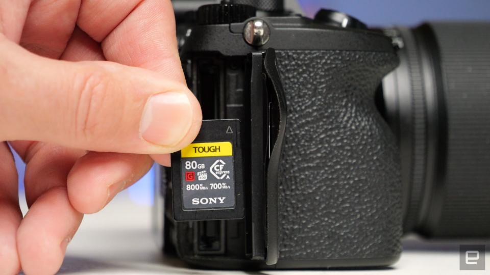 <p>Sony A7R V camera review</p>
