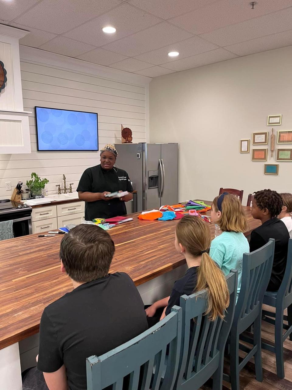 A cooking class at the Prepared Table led by Felisha Williams-Nicholson, owner of the FE-Nomenal Cooking Experience located in Tallahassee.